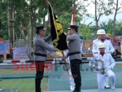 Pataka Polda Gorontalo Berpindah Tangan, Irjen Pol Nurworo Danang Resmi Terima Estafet Kepemimpinan