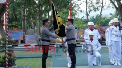 Pataka Polda Gorontalo Berpindah Tangan, Irjen Pol Nurworo Danang Resmi Terima Estafet Kepemimpinan