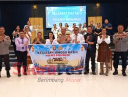 Minggu Kasih di Gereja, Kapolres Pohuwato Bawa Pesan Damai dan Layanan 110